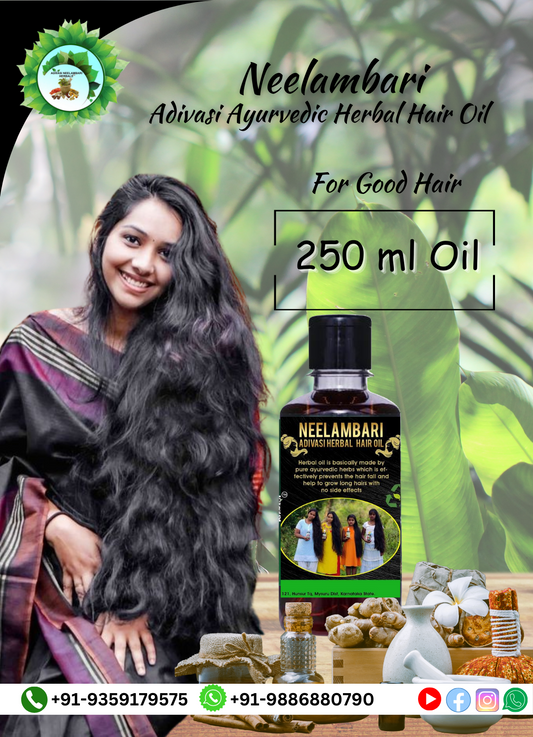 Neelambari Adivasi Ayurvedic Herbal Hair Oil (ALL VARIENTS)